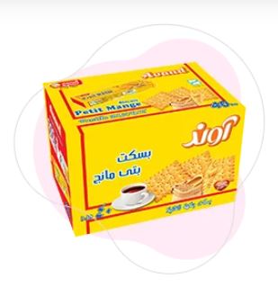 Avand Petit Mange Vanilla Biscuits 40 Packets NW 3200g