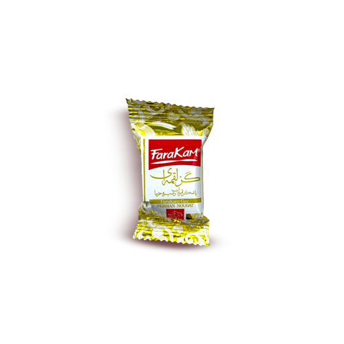 Traditional Persian Gaz Nougat Sweetened with Date Syrup, Brown Sugar & Honey