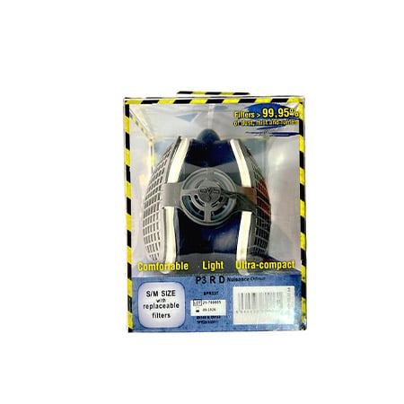 Half-Face Respirator Mask with HESPA Filters  Model SPR337