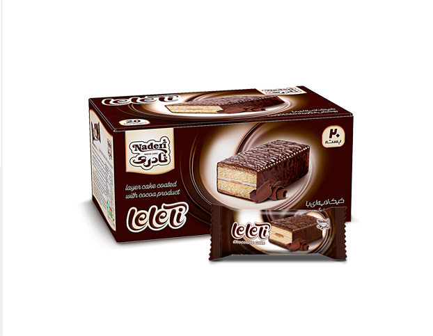 Layer cake with chocolate coated(Box)