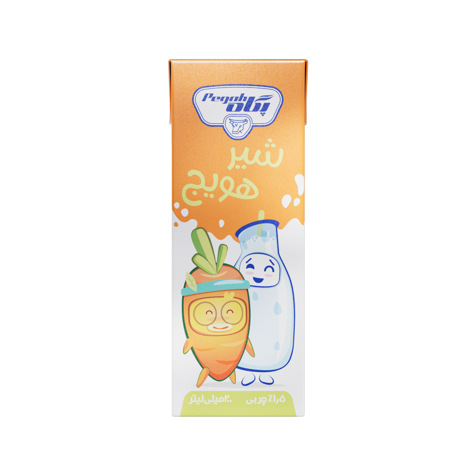 Pegah UHT Sterilized Carrot Milk - 200 cc