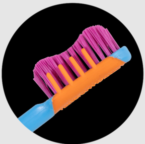 HiDent Comfort clean soft-medium toothbrush with cap