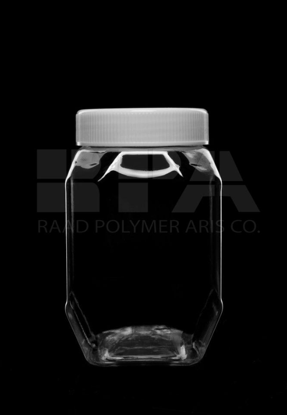 Octagonal Jar, Neck 90 - 1350 cc 700 cc 350 cc