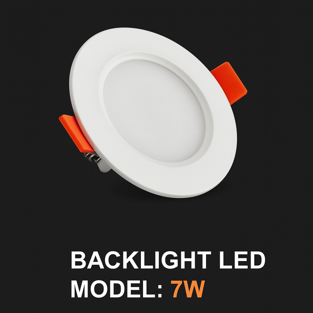 Recessed Backlight LED Downlight  7W / 10W