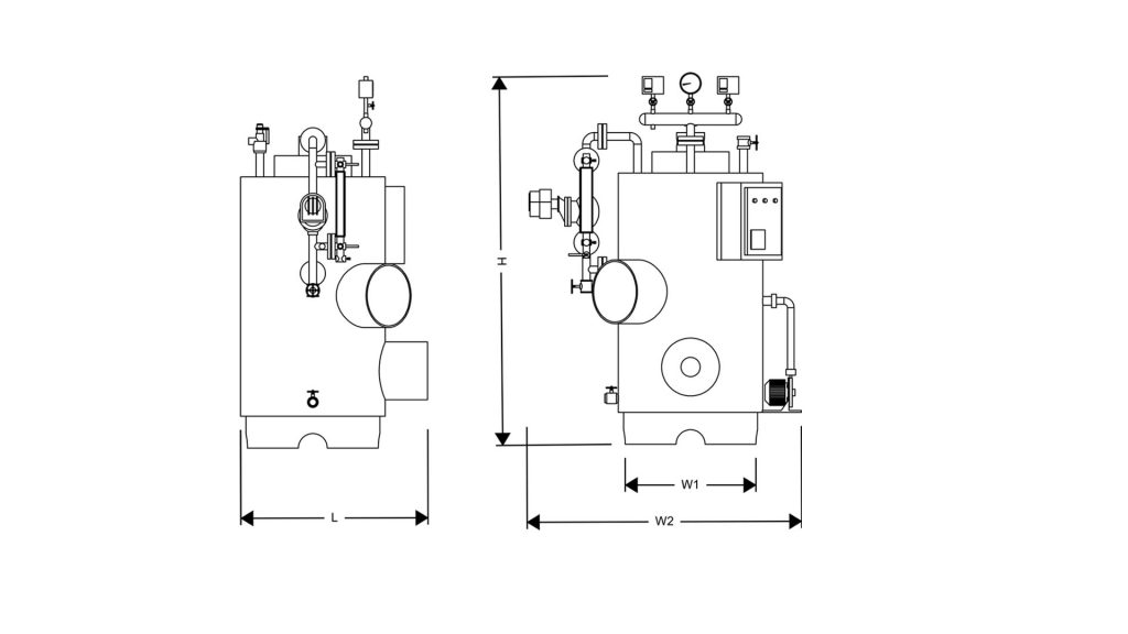 Vertical Fire Tube steam Boiler