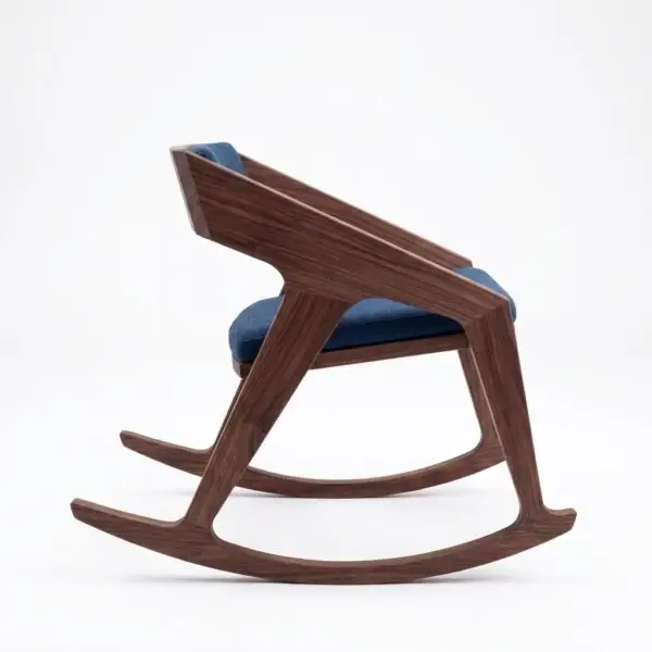 Zed Design Natural Wood Rocking Chair