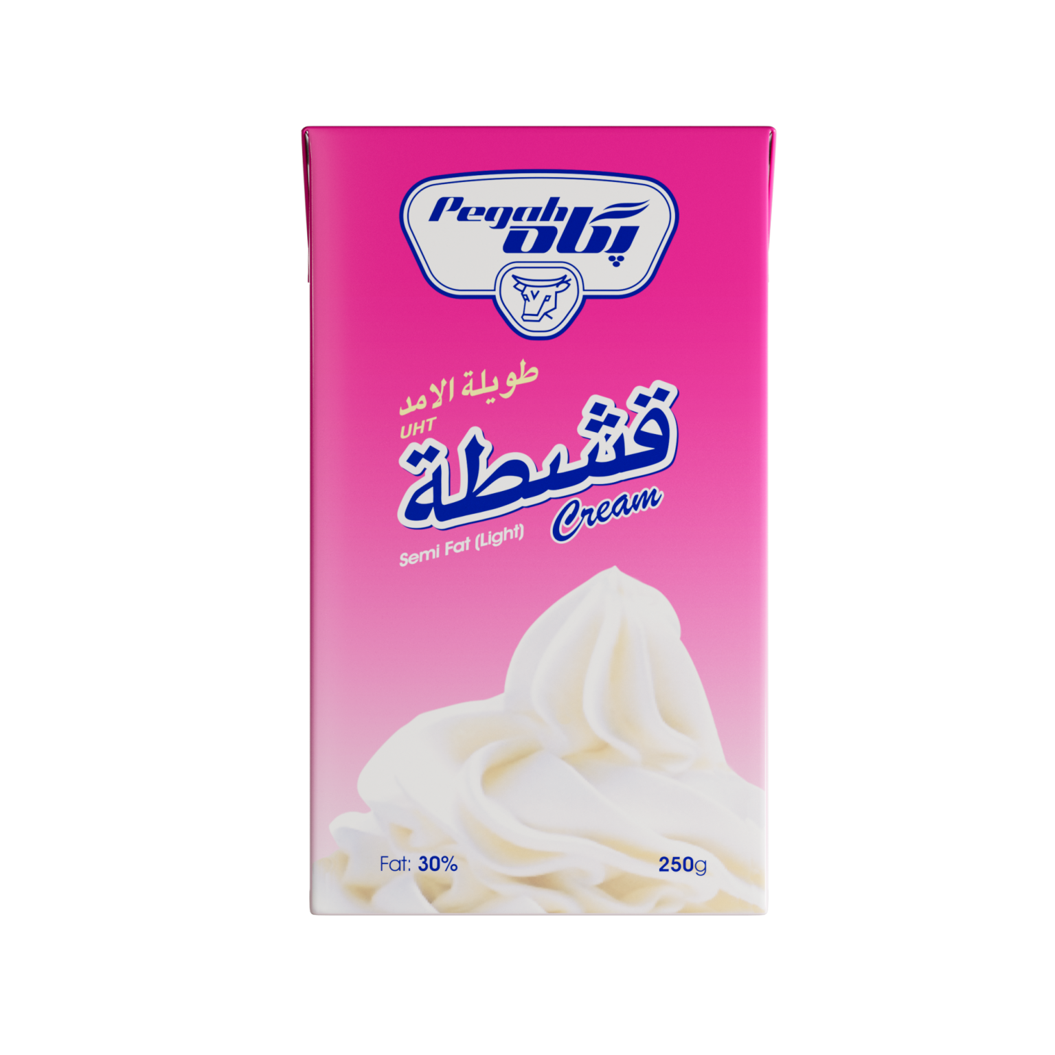 Pegah UHT Sterilized Semi-Fat Cream - 250 g