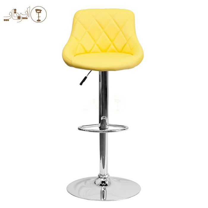 Open Jack Chair with Round Metal Base - Hydraulic Height Adjustment & 360 Swivel
