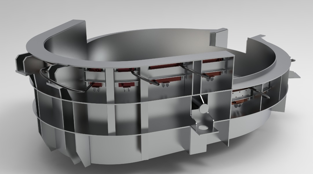 Water-Cooled Lower Shell Cooling Panels for Electric Arc Furnace (EAF)