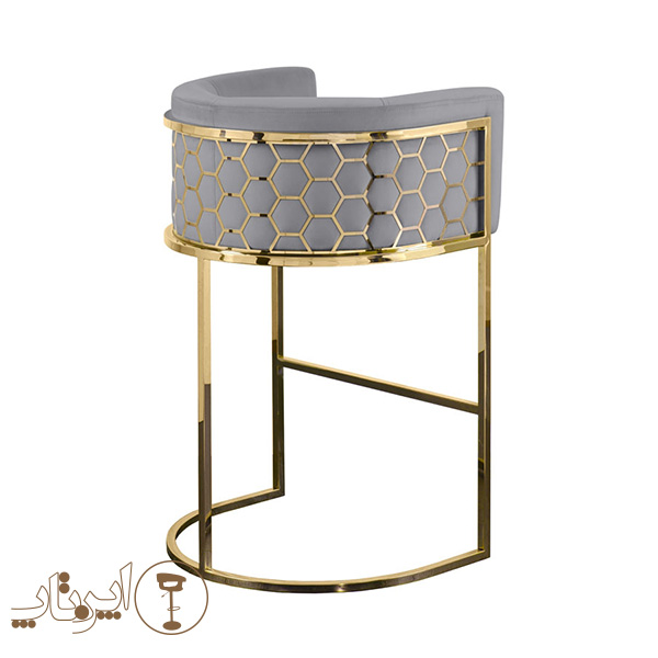 Open Rose Gold Jack Chair - Luxury Rose-Gold Metal Frame, Ergonomic Seating & Hydraulic Adjustment
