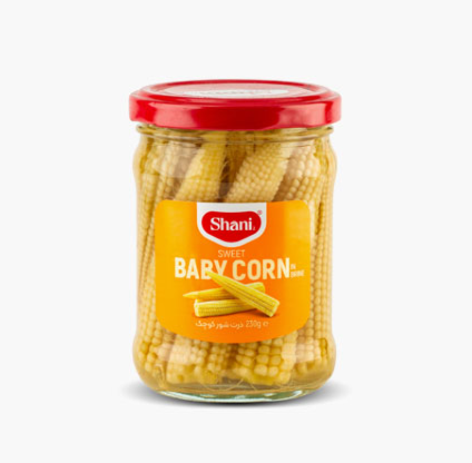 Jar Small salty baby corn -250g