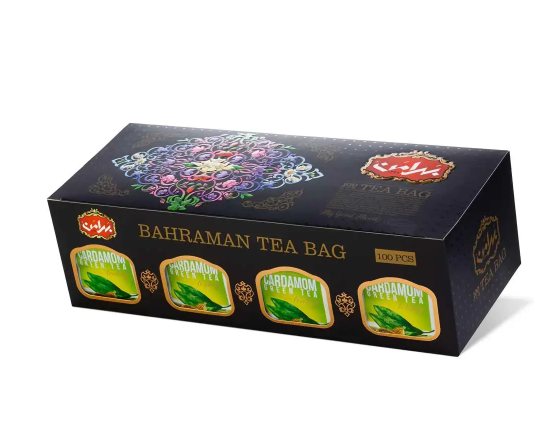 Cardamom Green Tea, 100 Tea Bags