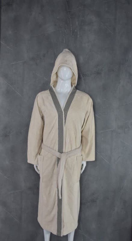 Cotton Terry towel Bathrobe (Non-Velvet)