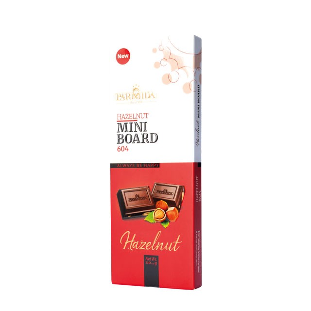 Мини-плитка шоколада с фундуком Parmida – 110 г