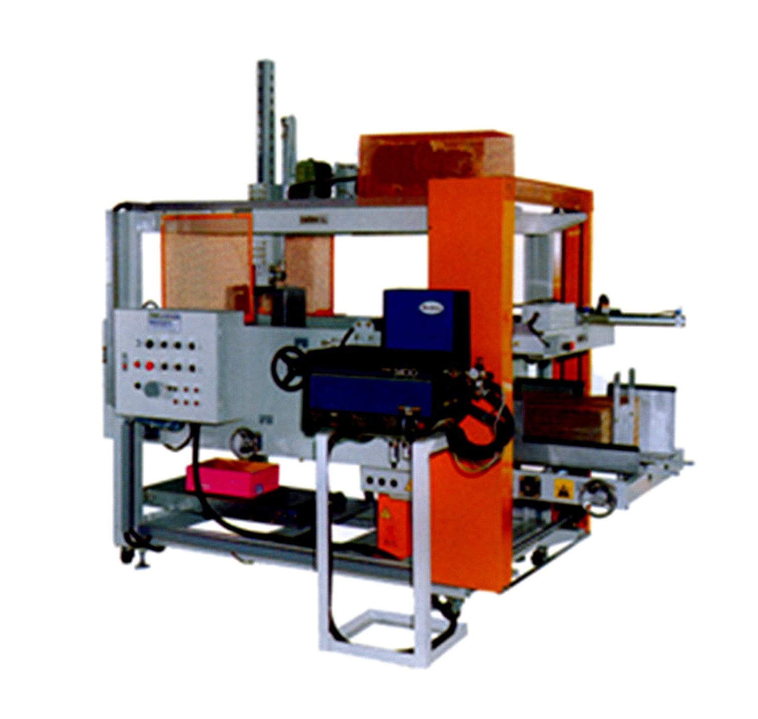automatic tray former - hot melt gluer