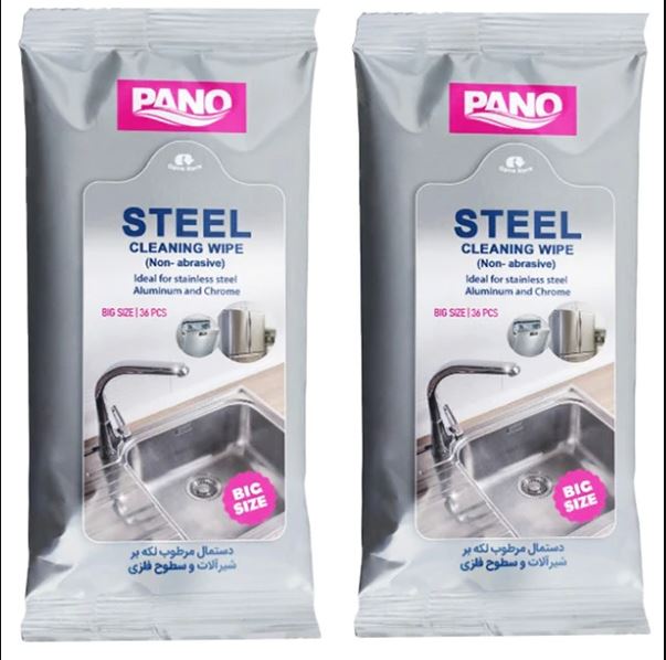 Advanced Metal, Chrome & Aluminum Surface Cleaning Wipes for Faucets, Sinks and Fixtures