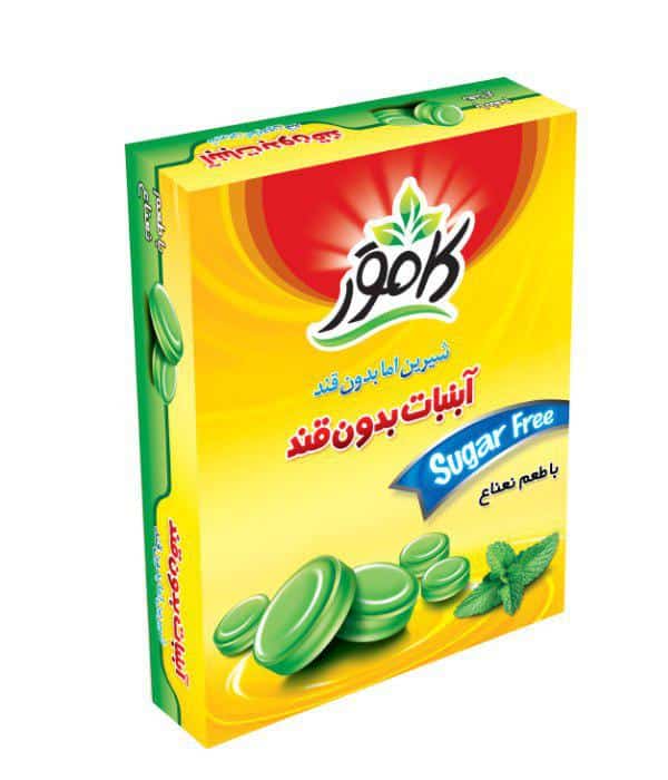 Sugar-Free Fruit Candy with Vitamin C Box Packaging (Kamvar Brand)