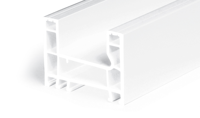 Double-rail frame profile