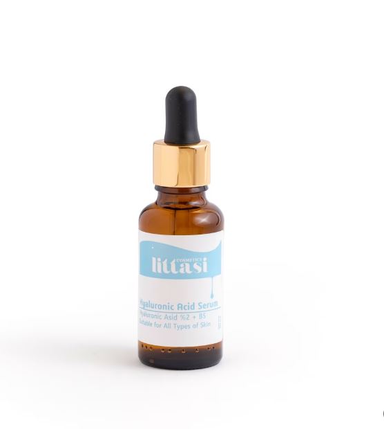 Littasi Professional Hyaluronic Acid 2% Deep Hydration & Skin Repair Facial Serum with Vitamin B5  Intensive Moisturizing, Barrier Support & Skin Plumping Treatment for All Skin Types, 30 ml