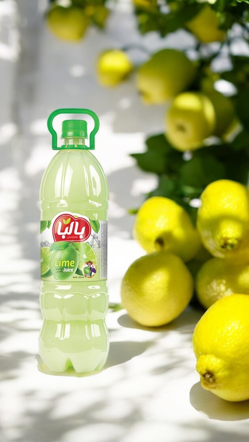 Balba 100% Pure Natural Lime Juice – 1300g PET Bottle