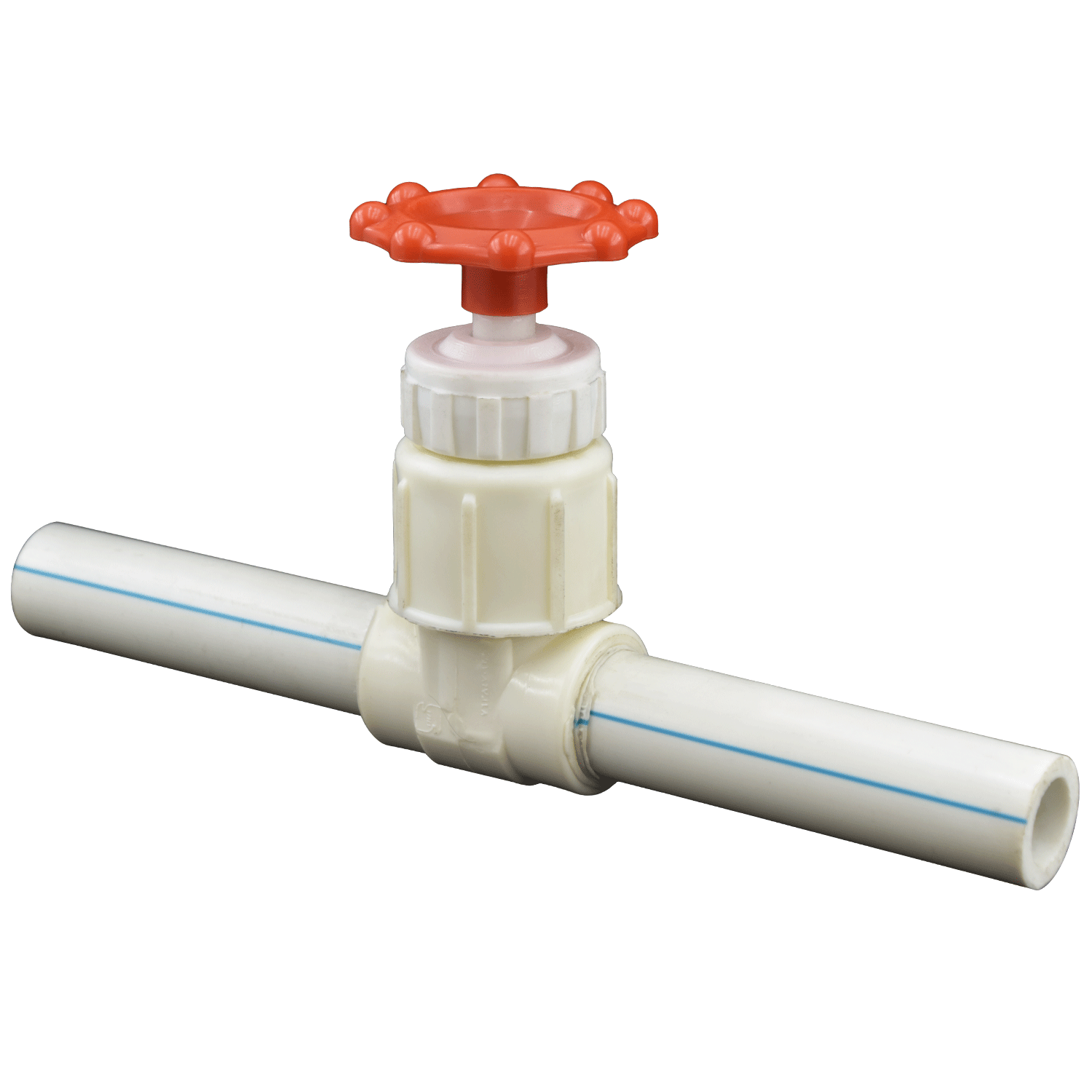 Cold and hot welded double-ended gate valve for construction