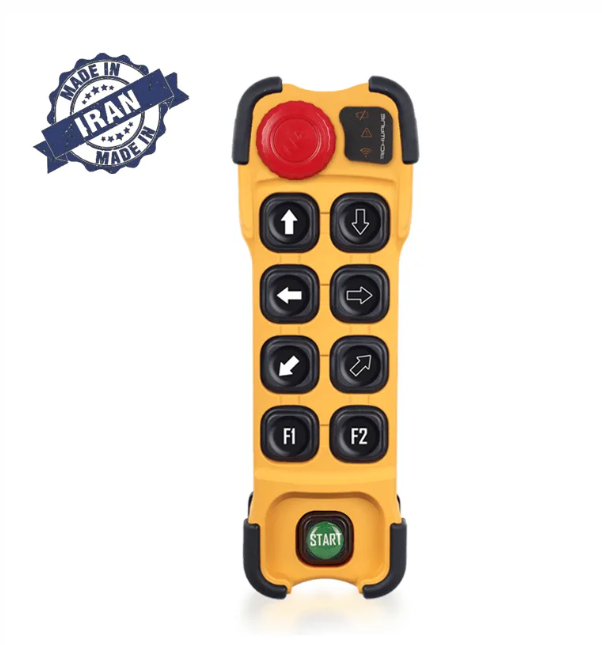 RichWave TF-801 /  TF-802  8-Button Single-Speed Overhead Crane Remote Control Transmitter