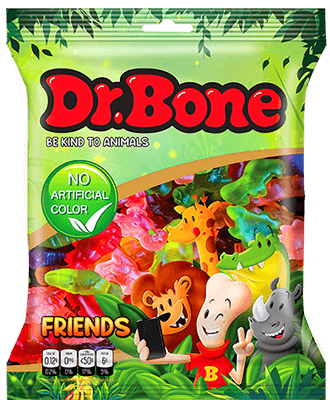 Dr.Bone Friends Jelly gum