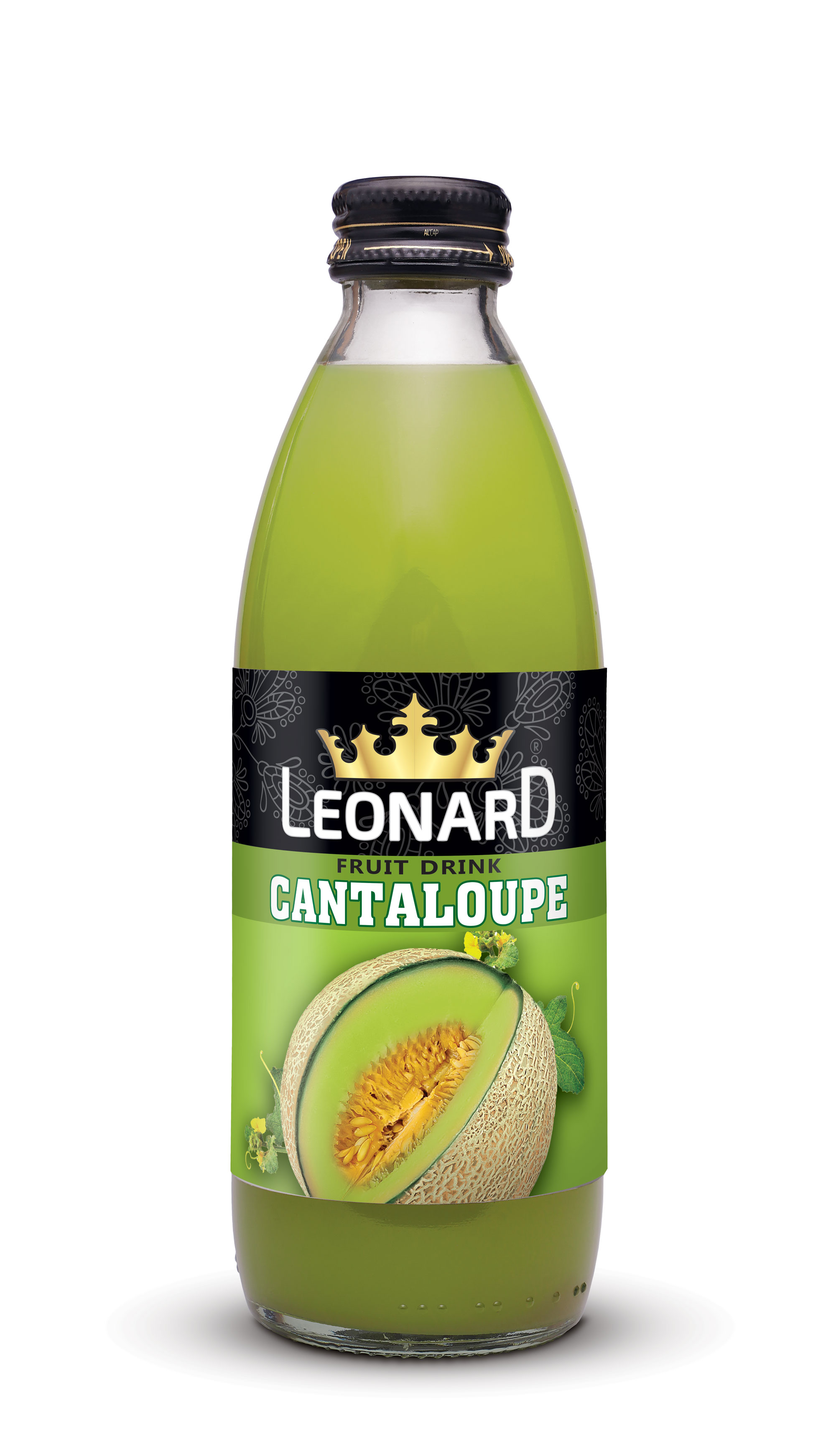 Cantaloupe-Flavored Fruit Juice Drink – 300ML Glass Bottle