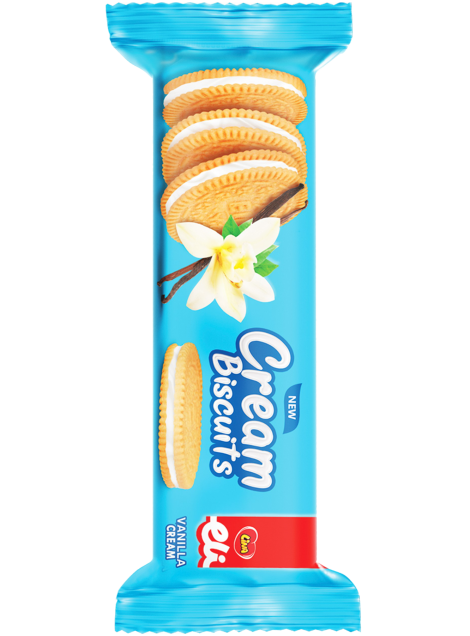 Banana/Vanilla  Cream Biscuit