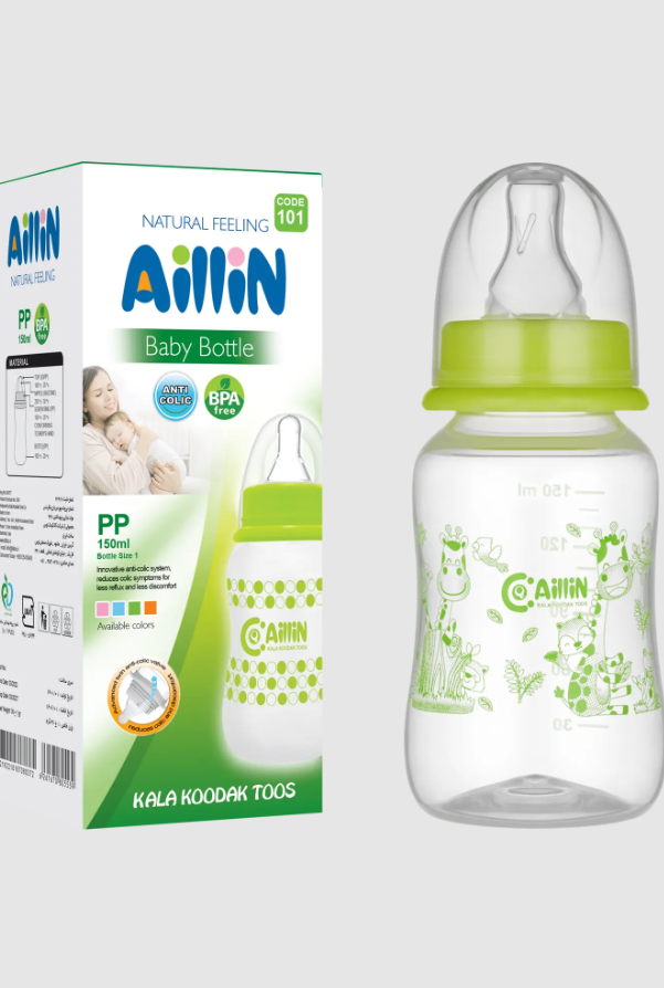 Aillin PP baby bottle classic round 80-150-240- ml in box