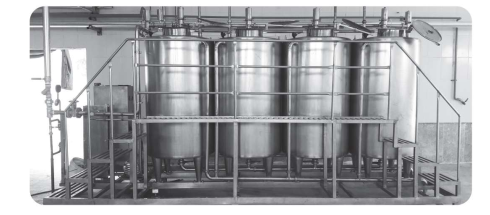 Industrial Stainless Steel Storage & Processing Tank System