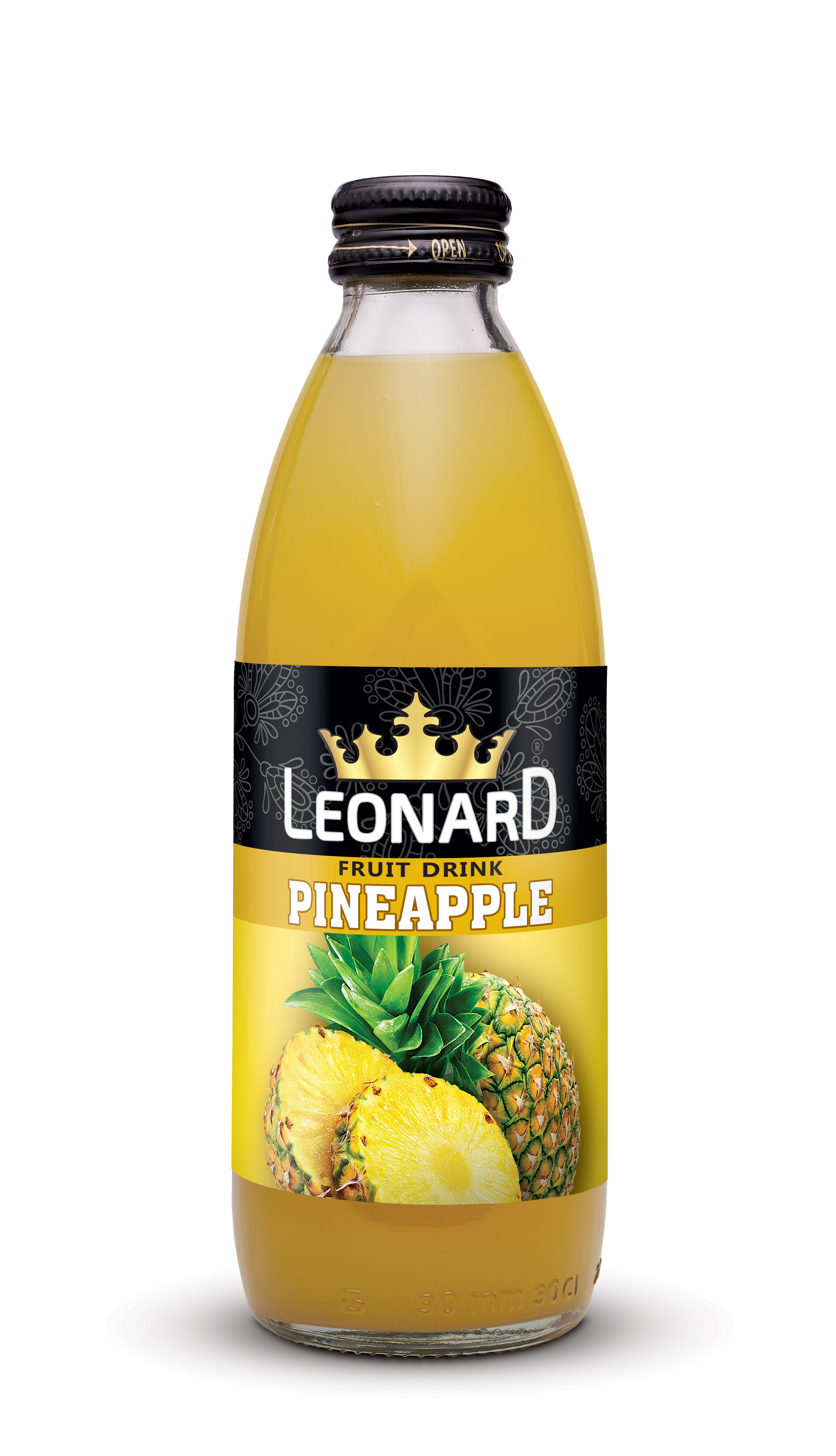Pineapple-Flavored Fruit Juice Drink – 300ML Glass Bottle