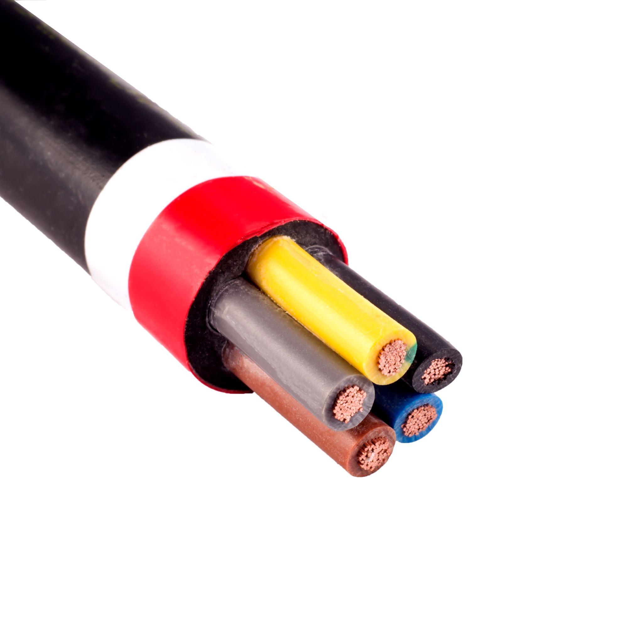 Flexible cables with a cross-section of 5x16