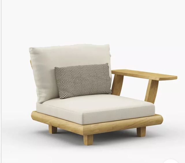 Zed Design Tina Modern L-Shaped Sectional Sofa Set with Solid Natural Wood Frame & High-Density Foam
