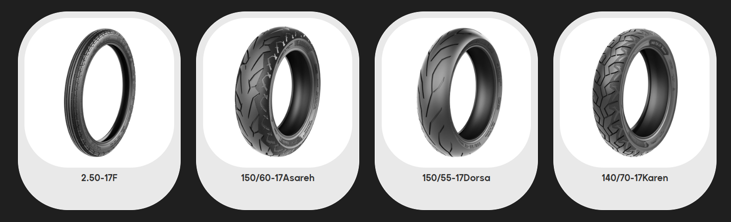 Urban Motorcycle Tires  17 Inch  Multiple Sizes  Front & Rear  6PR
