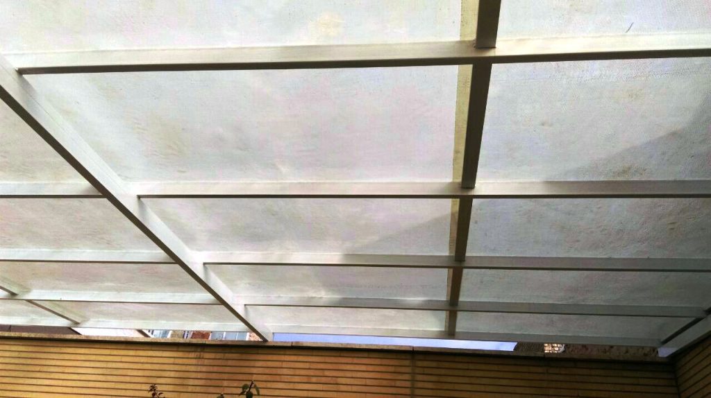 پنل سقفی GRP شفاف مقاوم در برابر اشعه ماوراء بنفش