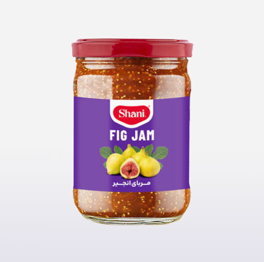 Jar Fig Jam Rich in Vitamins A, B, C and Essential Minerals