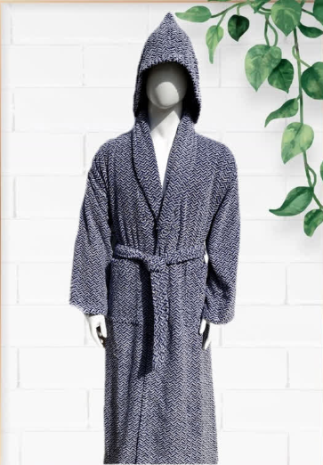 cotton Terry towel Bathrobe - Non-Velvet