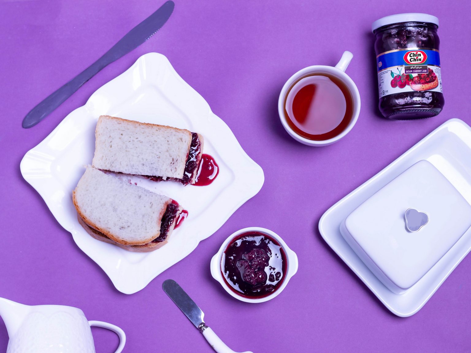 Jar Cherry jam - 330gr