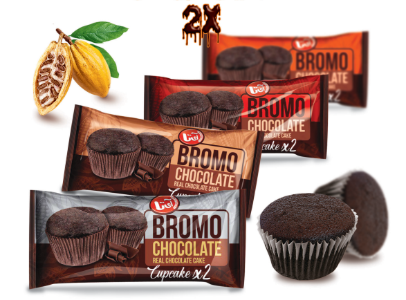 Bromo Chocolate Cupcake  Twin Pack (x2)