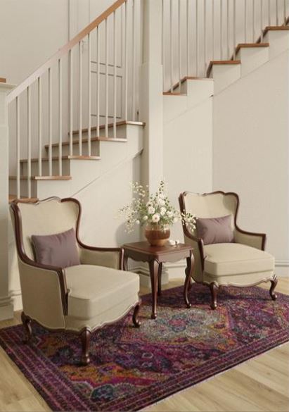 DELAN Classic Sofa Solid Beech Wood Frame & High-Density Foam Upholstery