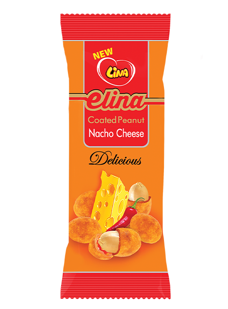 Nacho Cheese Flavor Coated Peanuts