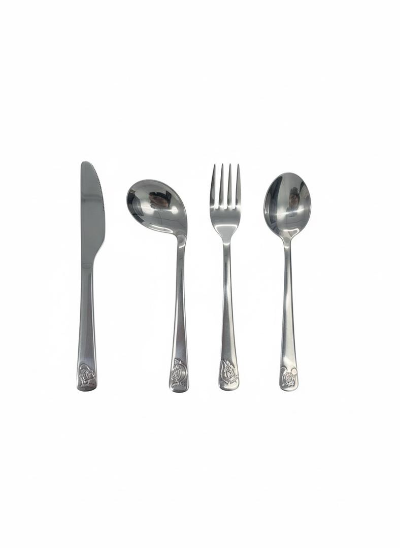 Pasha Child set 4-Piece 18/10 Stainless Steel Cutlery Set