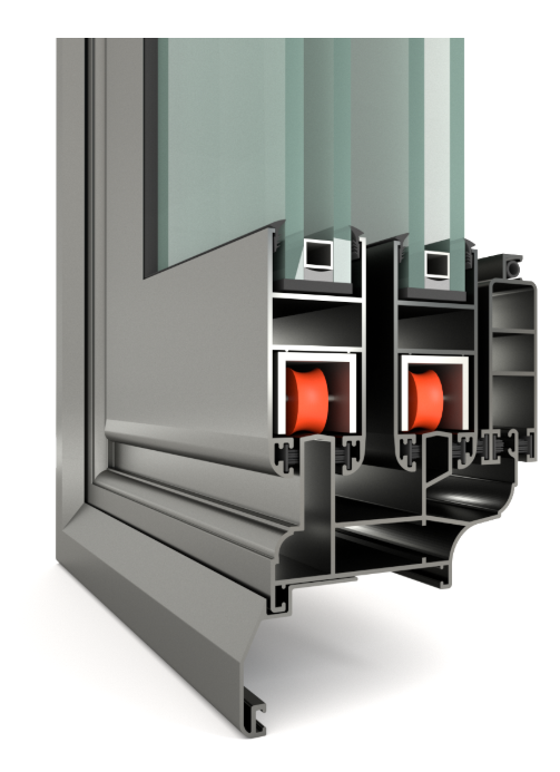 normal sliding door and window system  AS 55