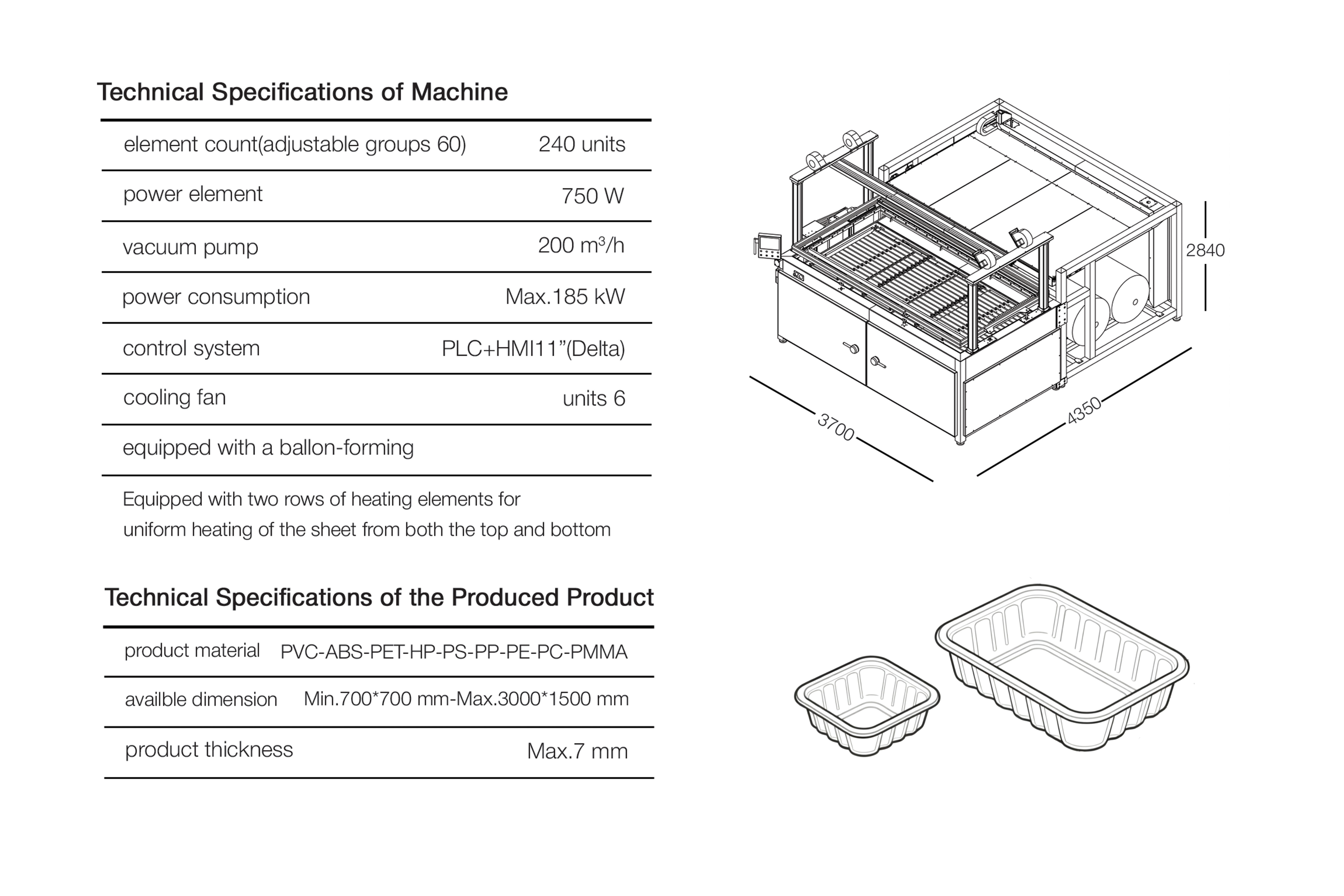 Vacuum forming