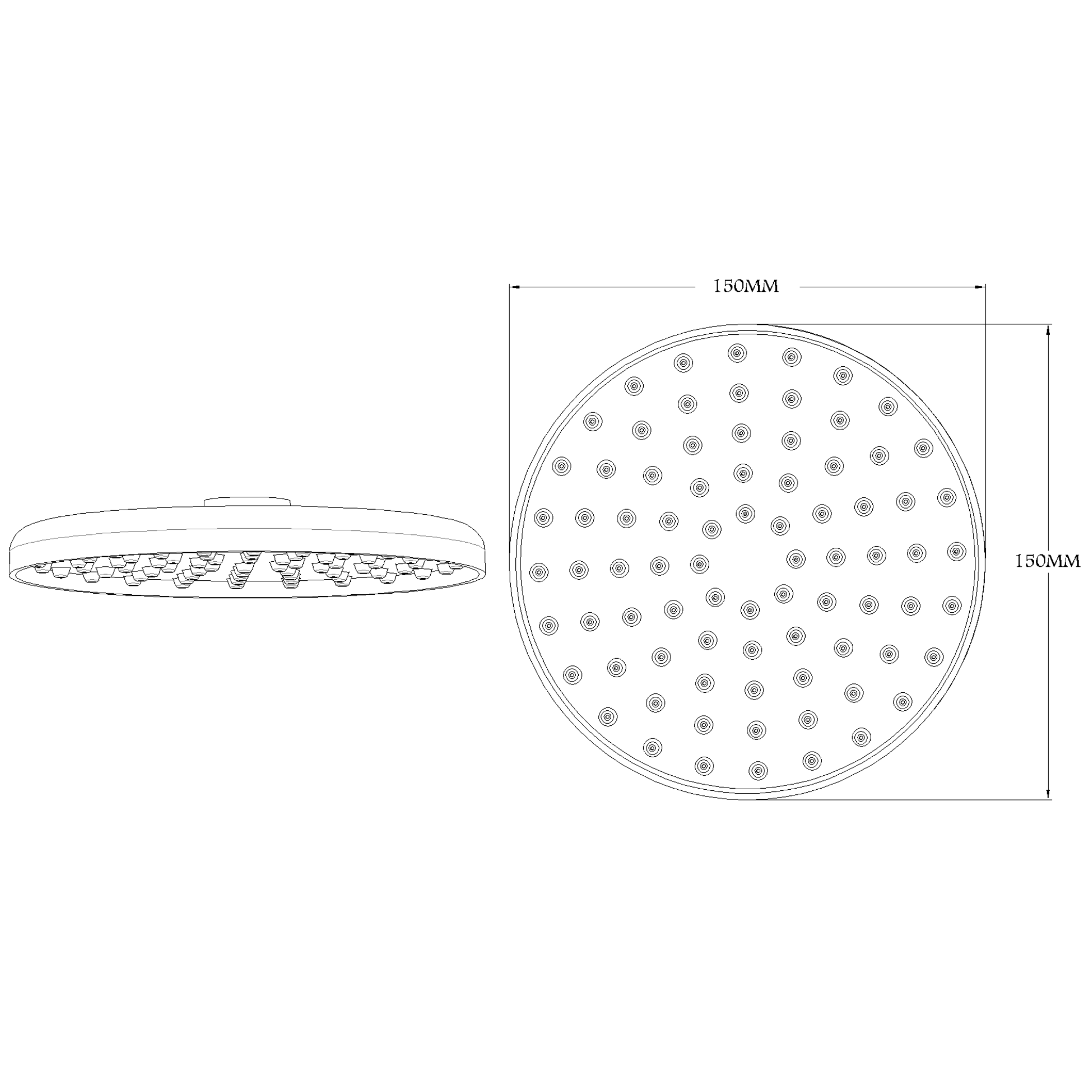 Rotatory shower head