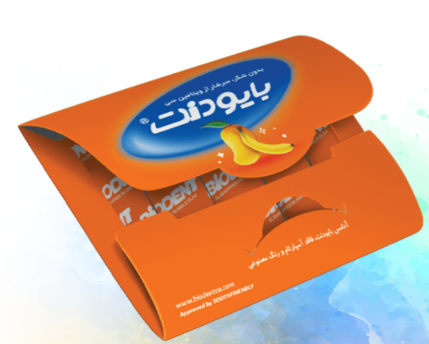 Vitamin C Chewing Gum with Banana and Mango Flavor