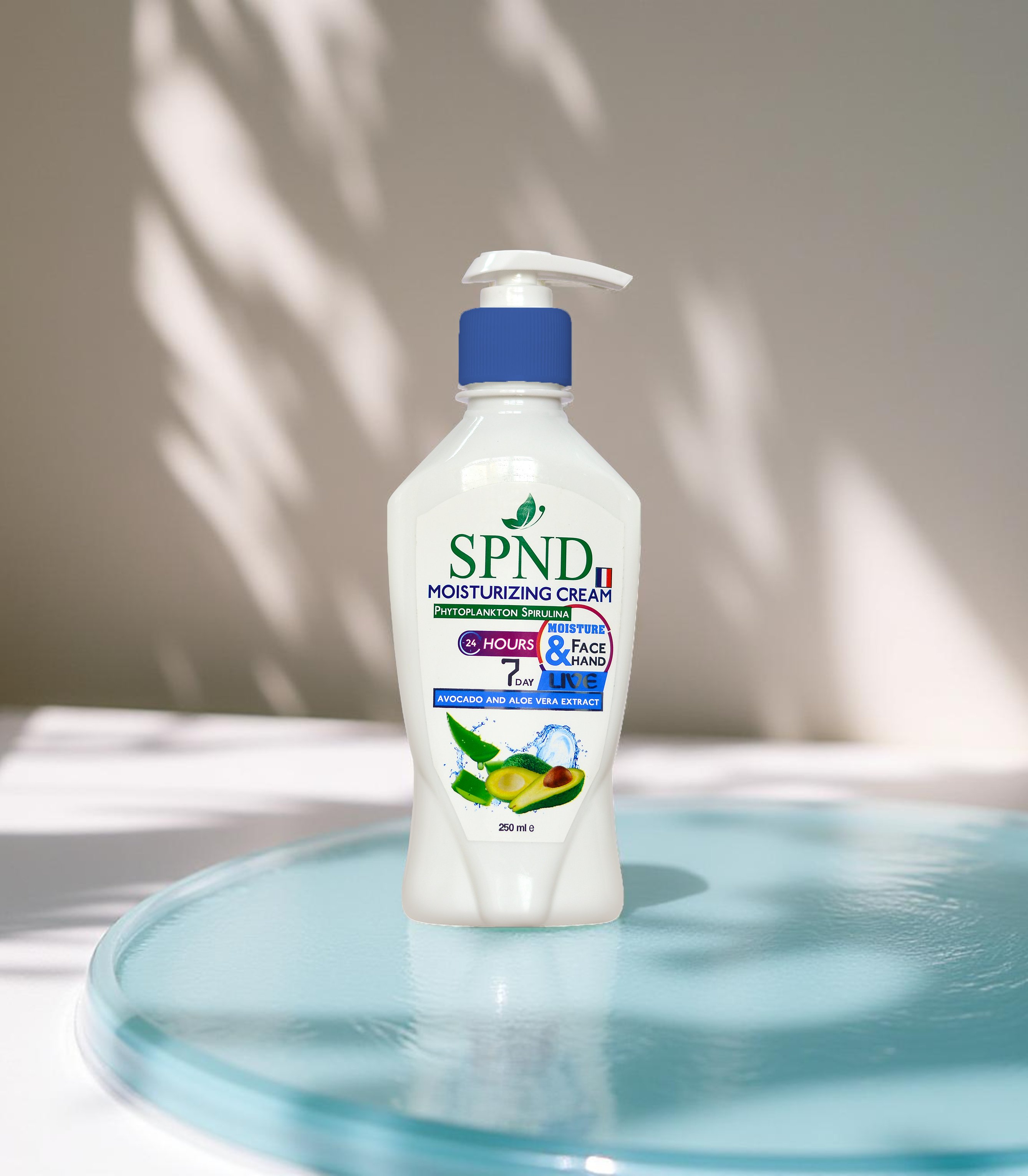 SPND Deep Hydration Face & Hand Moisturizing Cream Avocado & Aloe Vera