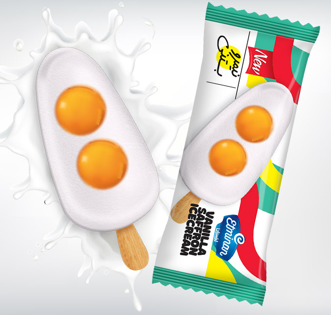Eminan Kids Novelty Stick Ice Cream   Egg, Pineapple, Watermelon & Superhero Shapes