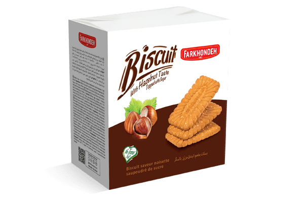 Farkhondeh Biscuit with Hazelnut Taste - 240gr